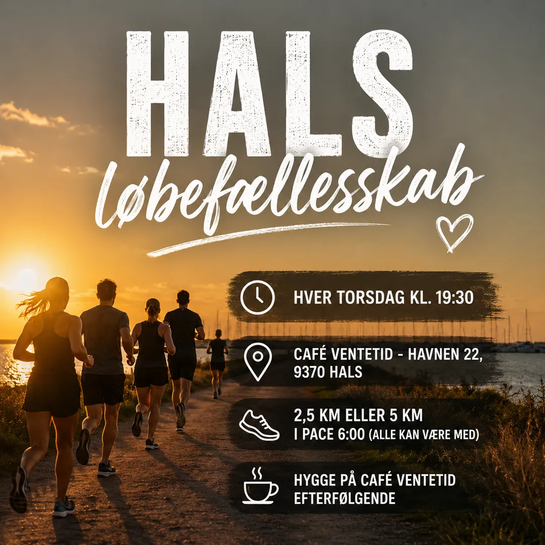 Hals løbefællesskab 2,5 eller 5 km